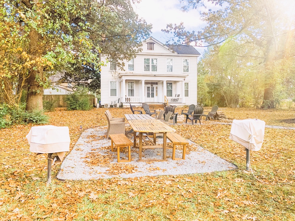 Community Space with Grills and Firepit